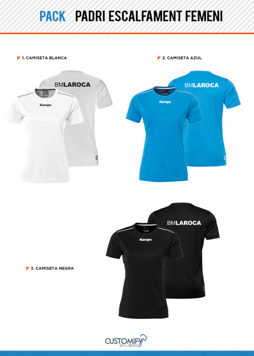 Pack Padrí entrenament femení, BM LA ROCA
