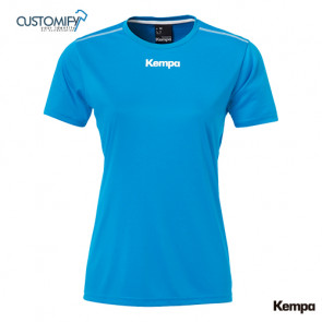 Camiseta de entrenamiento, kempa azul BM LA ROCA, Mujer