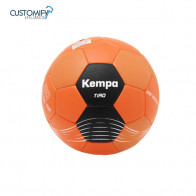 Balón de balonmano TIRO, naranja fluor/negro, CLUB HANDBOL IGUALADA