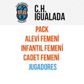 Pack aleví / infantil / cadet femení jugadores CH IGUALADA