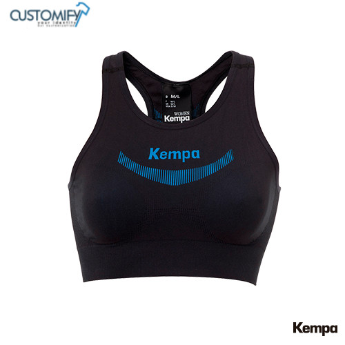 ATTITUDE PRO TOP DE MUJER negro/kempa azul CLUB HÁNDBOL VILANOVA I LA GELTRU