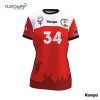 Camiseta MC. Sublimada Kempa, 2ª equip. roja C.E. HANDBOL BCN SANTS, Mujer