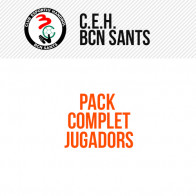 PACK DE JUEGO COMPLETO JUGADORES HANDBOL BCN SANTS