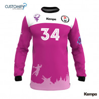Camiseta ML. Sublimada Kempa, 2ª equip. Porter@s magenta C.E. HANDBOL BCN SANTS, Unisex
