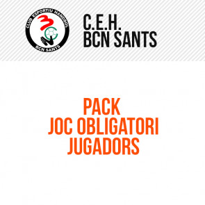 PACK DE JUEGO OBLIGATORIO JUGADORESHANDBOL BCN SANTS