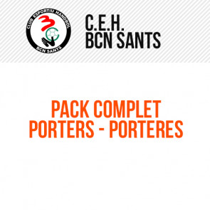 PACK DE JUEGO COMPLETO PORTER@ HANDBOL BCN SANTS