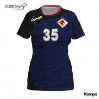 Samarreta MC. Sublimada Kempa, 2ª Equipa. Blava femenina - base HANDBOL VIC, Dona