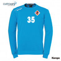 Dessuadora de porter blava/blanca HANDBOL VIC, Unisex