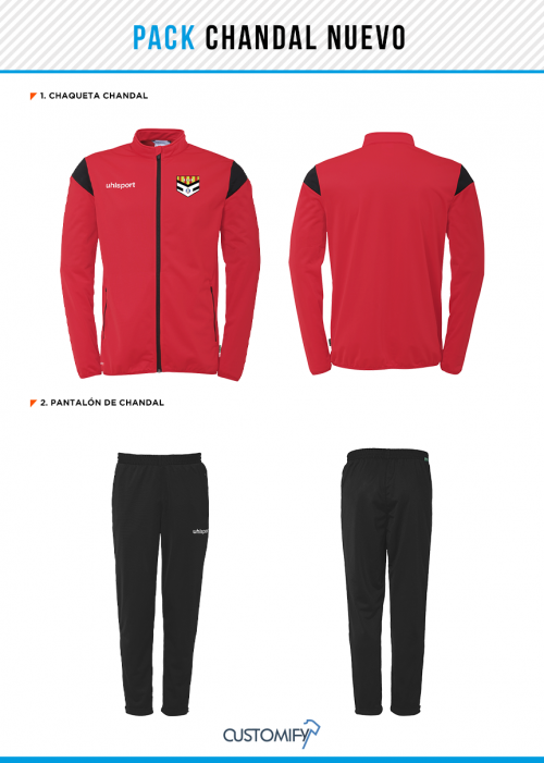 Pack chándal NUEVO HC SANT BOI, unisex