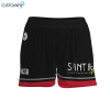 Short de juego Customify, 1ª y 2ª equip. negro / rojo HC SANT BOI, Mujer