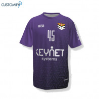 Camiseta de juego Customify, 2ª equip. lila HC SANT BOI, tallaje recto