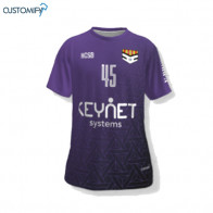 Camiseta de juego Customify, 2ª equip. lila HC SANT BOI, tallaje entallado