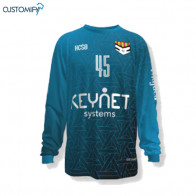 Camiseta de juego Customify, porter@s azul HC SANT BOI, Unisex