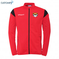 Chaqueta de chándal rojo/negro H.C. SANT BOI