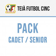PACK CADET/SENIOR, TEIA FUTBOL CINC