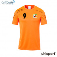 Samarreta de 2ª equipació jugadors, taronja TEIÀ FUTBOL CINC, Unisex