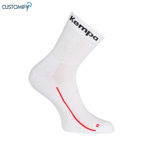 Mitjons amb sola reforçada KEMPA (3 Parells) blancs LLEIDA HANDBOL CLUB, Unisex