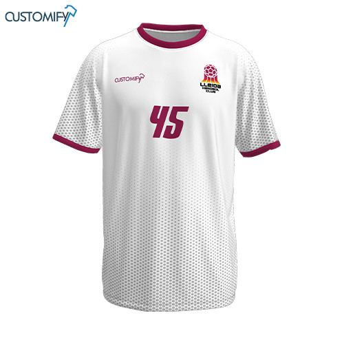Samarreta de joc 2ª equip. Customify, Blanca LLEIDA HANDBOL CLUB, Home