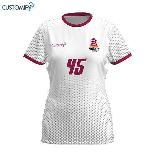 Samarreta de joc 2ª equip. Customify, Blanca LLEIDA HANDBOL CLUB, Dona