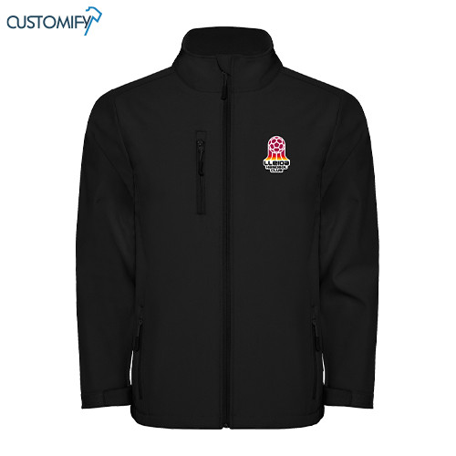 Jaqueta softshell, negre LLEIDA HANDBOL CLUB, STAFF Home
