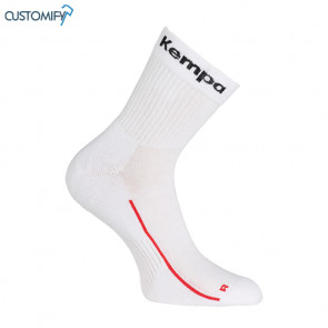 Mitjons amb sola reforçada KEMPA (3 Parells) blancs LLEIDA HANDBOL CLUB, Unisex
