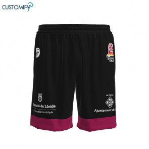 Short de joc Customify, 1ª y 2ª equip. negre LLEIDA HANDBOL CLUB, Home