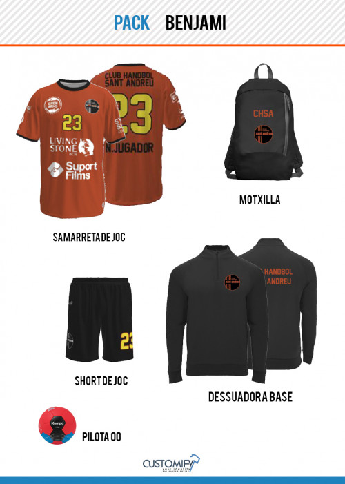 PACK BENJAMÍ CH SANT ANDREU, UNISEX