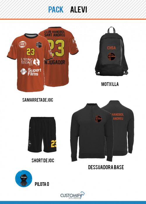PACK ALEVÍ CH SANT ANDREU, UNISEX