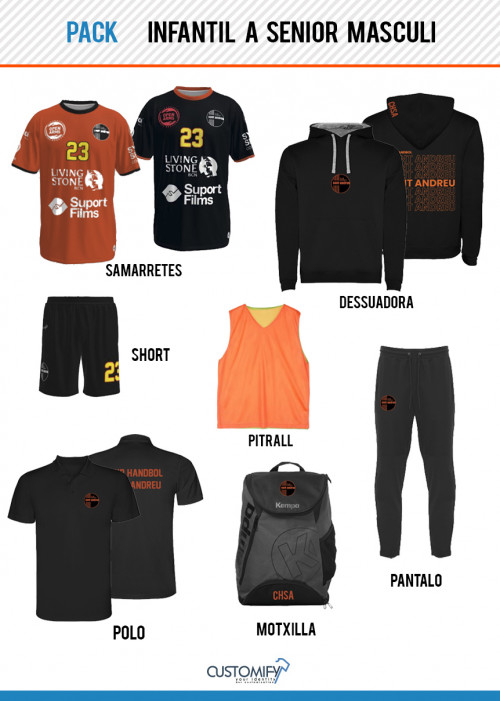 PACK INFANTIL A SENIOR UNISEX CH SANT ANDREU