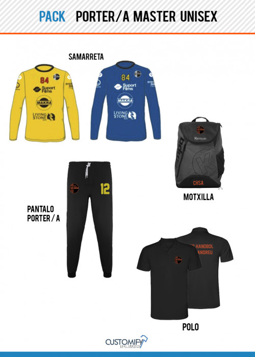 PACK PORTER / A  MASTER UNISEX CH SANT ANDREU