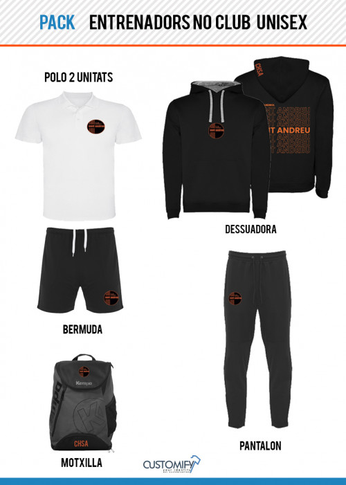 PACK ENTRENADORS NO CLUB CH SANT ANDREU, UNISEX