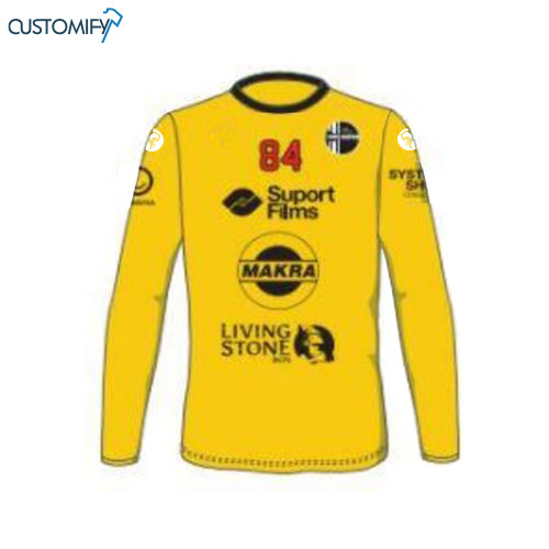 Samarreta de joc porter/a Customify, groga CH Sant Andreu