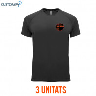 Samarreta entrenament negra JUVENIL 2on ANY-SÈNIOR/MÀSTER, CH Sant Andreu (3 unitats)