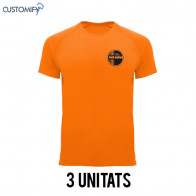 Samarreta entrenament taronja, INF. - JUV 1ER ANY CH Sant Andreu (3 unitats)