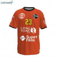 Samarreta de joc 1ª equip. Customify, taronja, CH Sant Andreu, Masculí