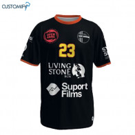 Samarreta de joc 2ª equip. Customify, negra, CH Sant Andreu, Masculí