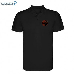 Polo de passeig, negre CH Sant Andreu, Unisex