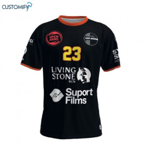 Samarreta de joc 2ª equip. Customify, negra, CH Sant Andreu, Femenina