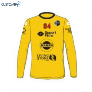 Samarreta de joc porter/a Customify, groga CH Sant Andreu