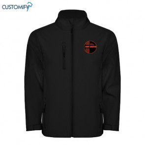 Jaqueta softshell, negra  CH Sant Andreu, Unisex