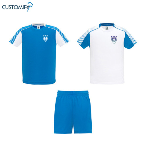 Kit DE 2ª equip. +entreno Blanco/Royal, Futbol Despierto Unisex