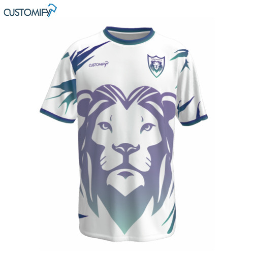 Camiseta de juego Customify, 1ª equip. Blanca Futbol Despierto, Unisex