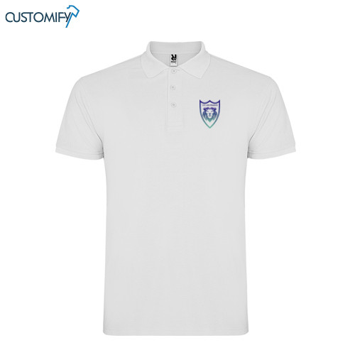 Polo de paseo color blanco Futbol Despierto, Unisex