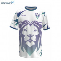 Camiseta de juego Customify, 1ª equip. Blanca Futbol Despierto, Unisex