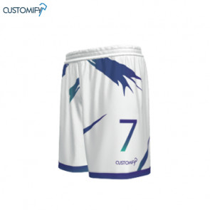 Short de juego Customify, 1ª equip. Blanco Futbol Despierto, Unisex
