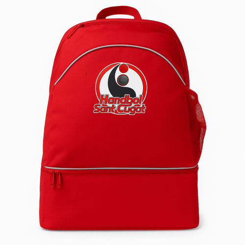 Motxilla esportiva amb calaix sabater rígid – Vermell CH SANT CUGAT