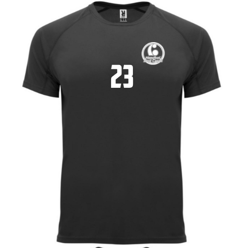 Samarreta d'entrenament tècnica negra CH Sant Cugat, unisex