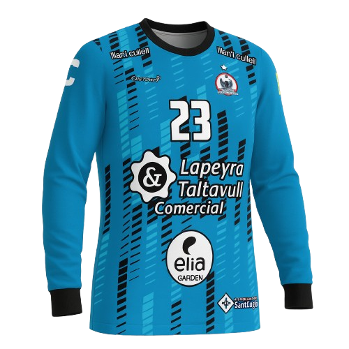 Samarreta oficial de porter/a CH Sant Cugat – màniga llarga blava