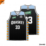 Camiseta sublimada 1º equipación QBASKET
