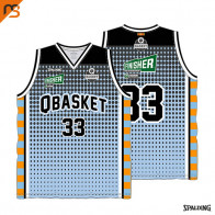 Camiseta sublimada 2º equipación QBASKET